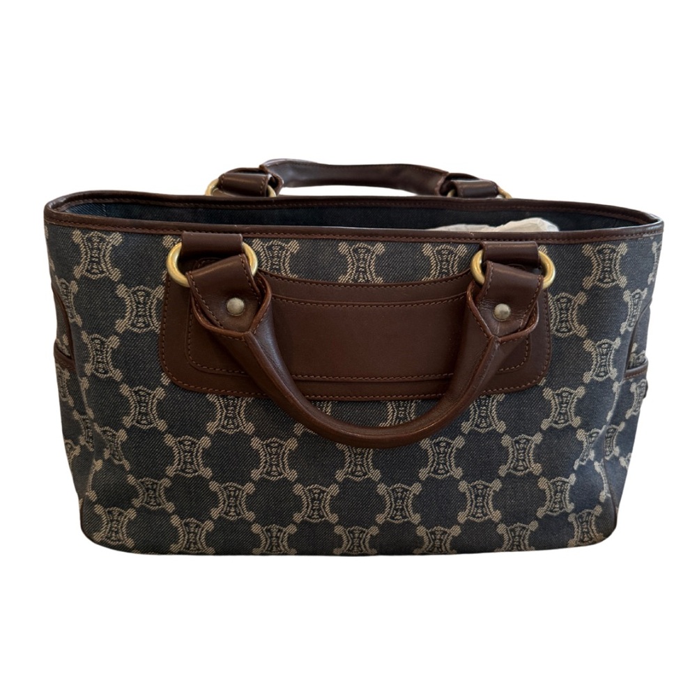 Celine Macadam boogie bag denim